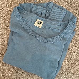 Free People long sleeve blue top. Women’s S